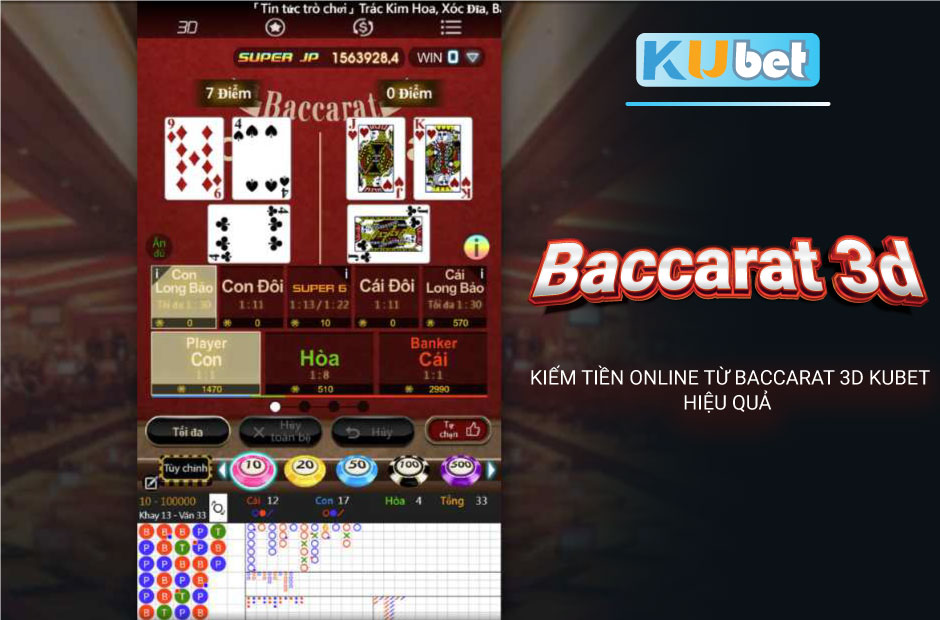 Kiếm tiền online game baccarat 3d kubet 2024