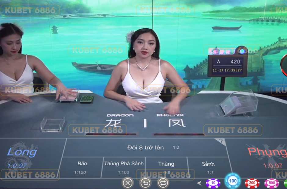 Trò chơi với dealer xinh đẹp được nhà cái Kubet cung cấp